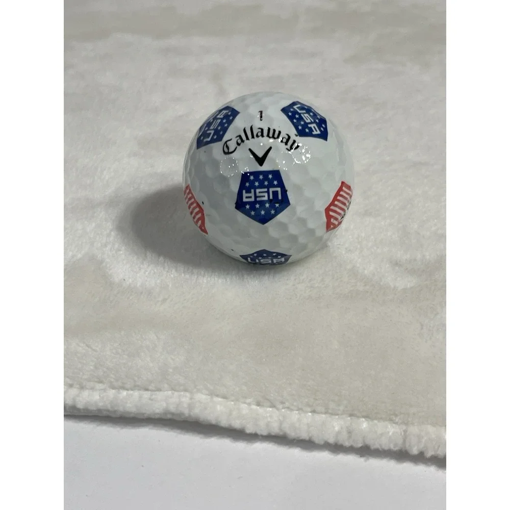 USA Flag Logo Golf Ball‎ Callaway Chrome Soft Collectible